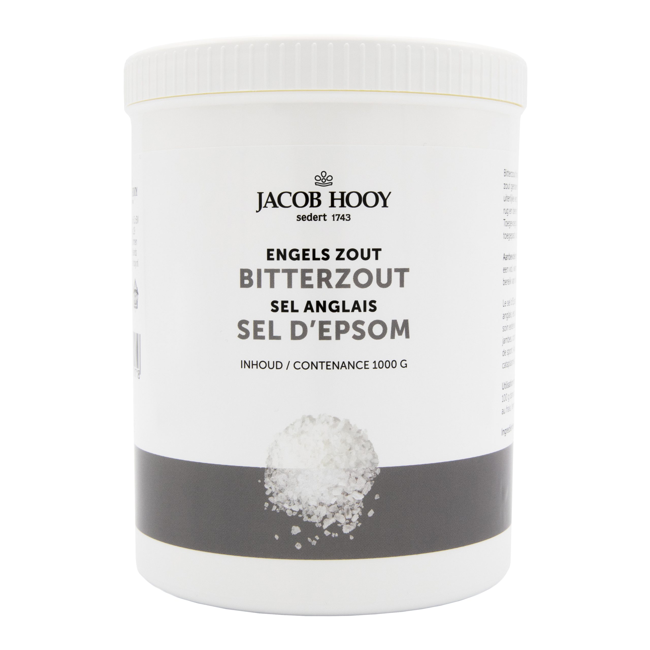 Engelszout/Bitterzout pot 1000 gram