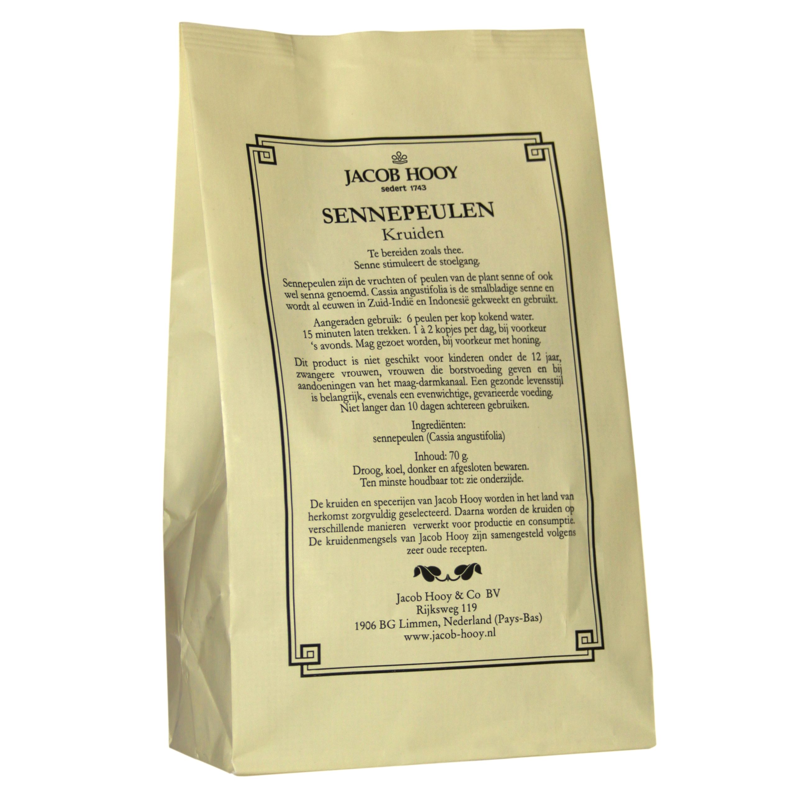 Jacob Hooy Sennepeulen heel 70 gram (MOMENTEEL NIET LEVERBAAR)