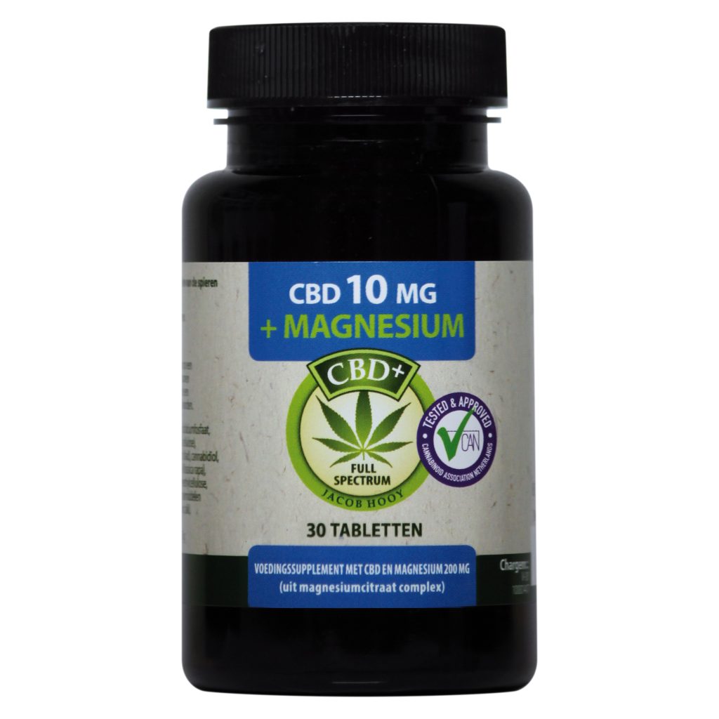 CBD 10mg + Magnesium citraat 200MG 30ST