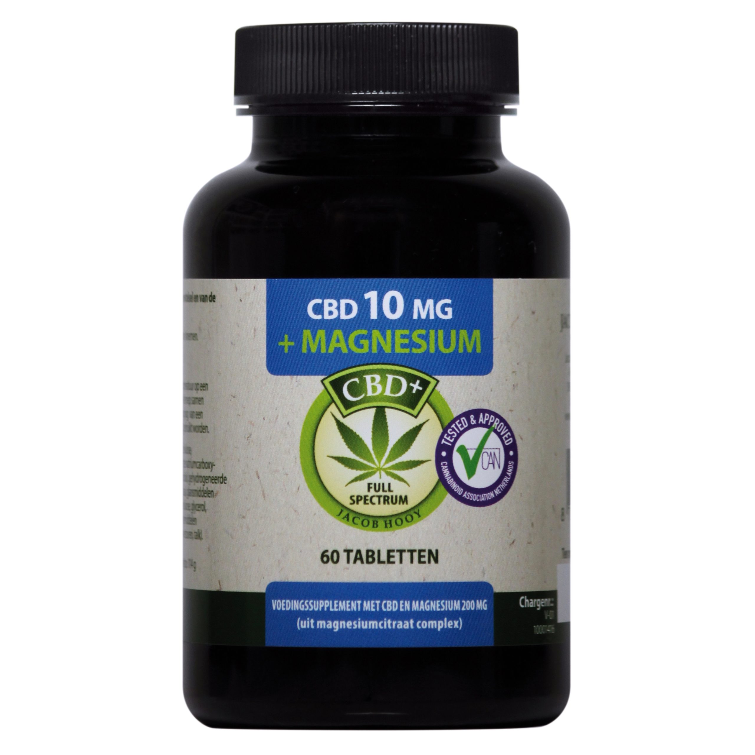 CBD 10mg + Magnesium citraat 200mg 60st