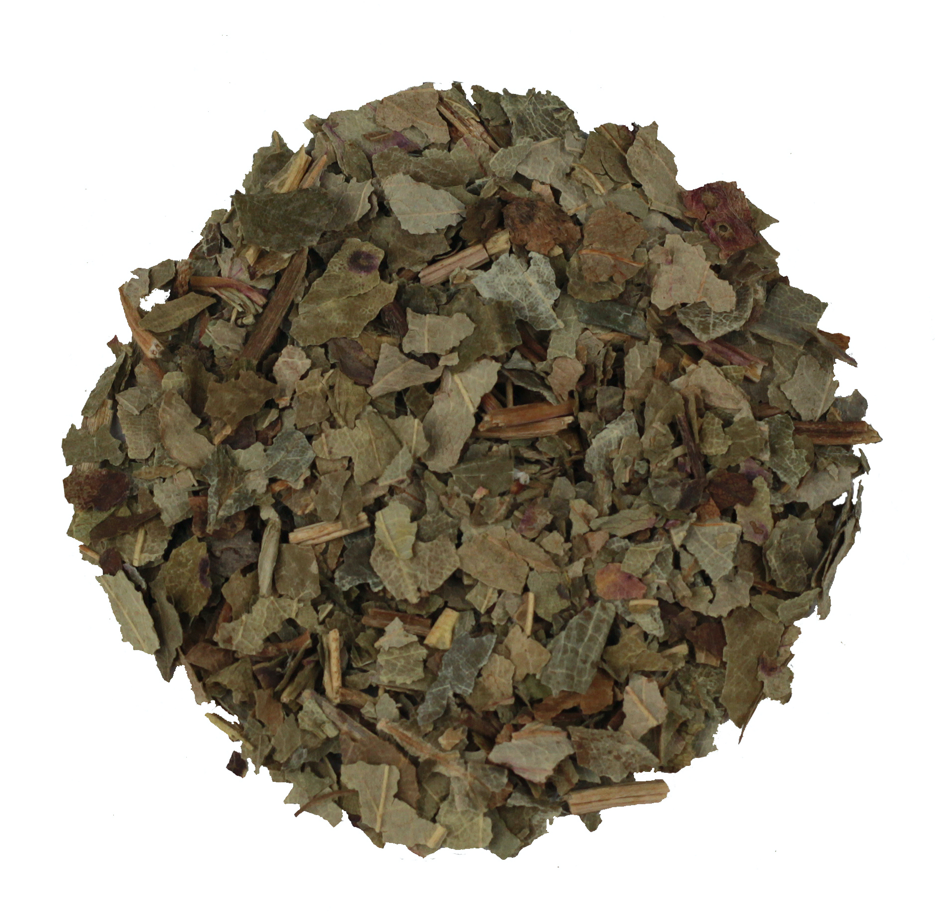 Aardbeiblad gesneden