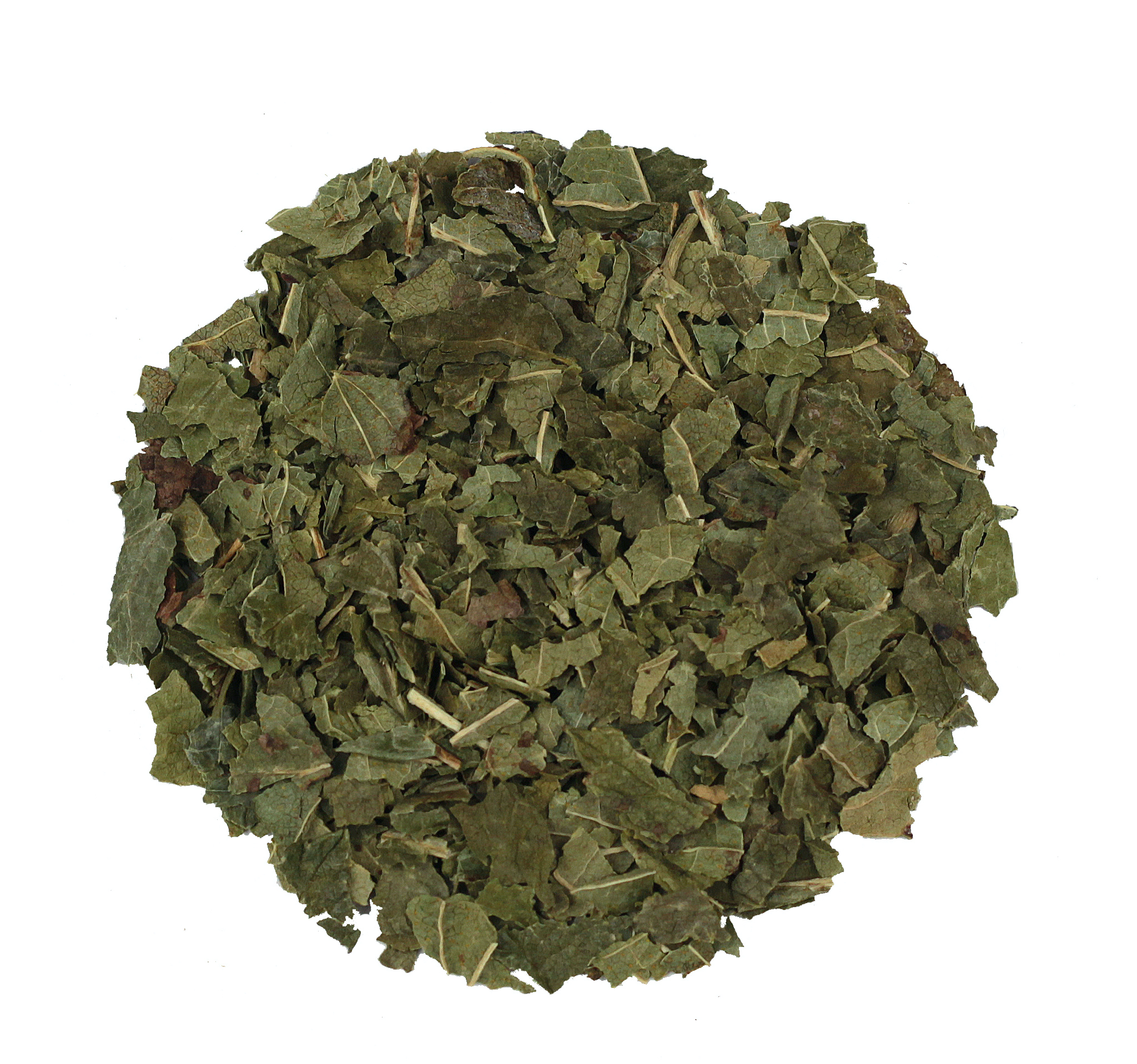 Bosbessenblad gesneden