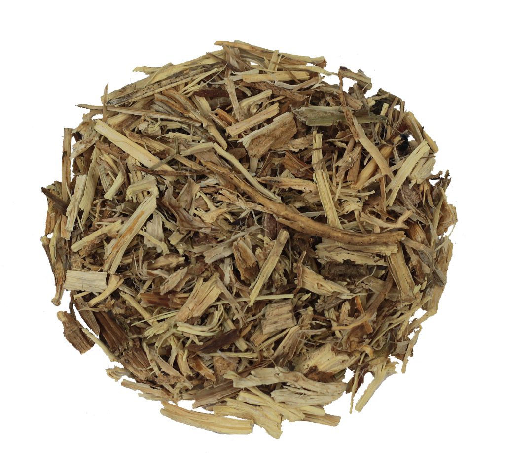 Brandnetelwortel gesneden