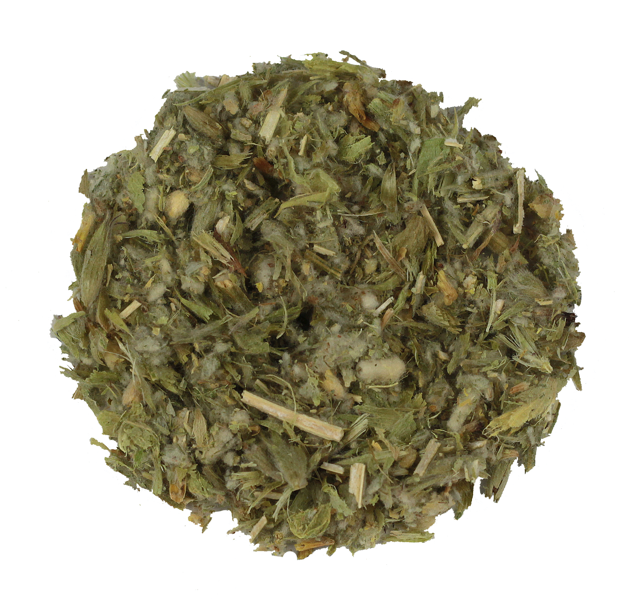 Griekse bergthee gesneden